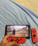Nintendo Switch Oled 64gb Vermelho Seminovo + Jogos