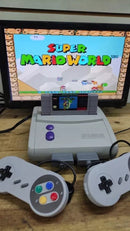 Videogame Super Nintendo Baby Seminovo+ 2 Controles + 2 Cartuchos