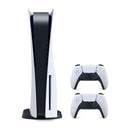 Videogame Playstation 5 PS5 1TB Versão Com Disco Seminovo  + 2 Controles + 2 Jogos