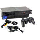 Videogame Playstation 2 Fat Seminovo  + Memory card 8 Mb + 5 Jogos